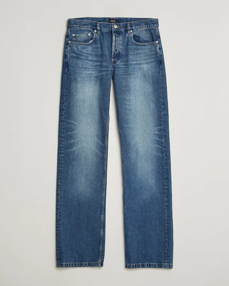 A.P.C. Rescue Jeans Washed Indigo Blau