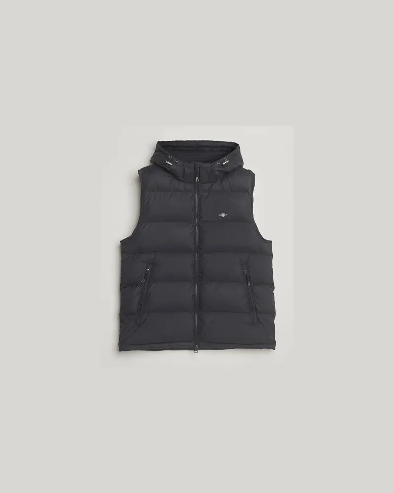 Gant The Active Cloud Vest Black Schwarz