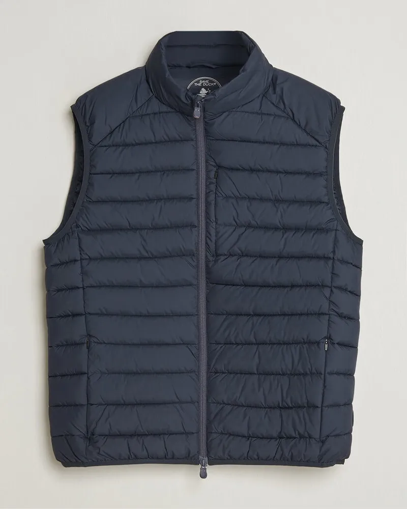 Save The Duck Rhus Matt Lightweight Vest Blue Black Schwarz