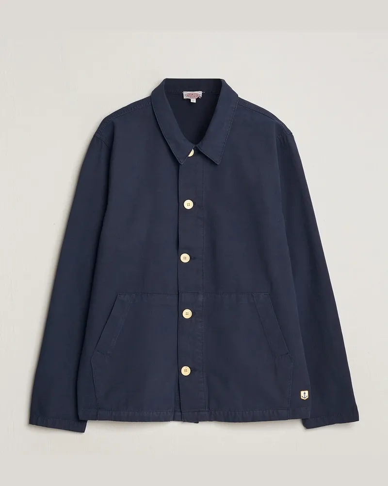 Armor-Lux Veste Pecheur Heritage Overshirt  Deep Marine Blau