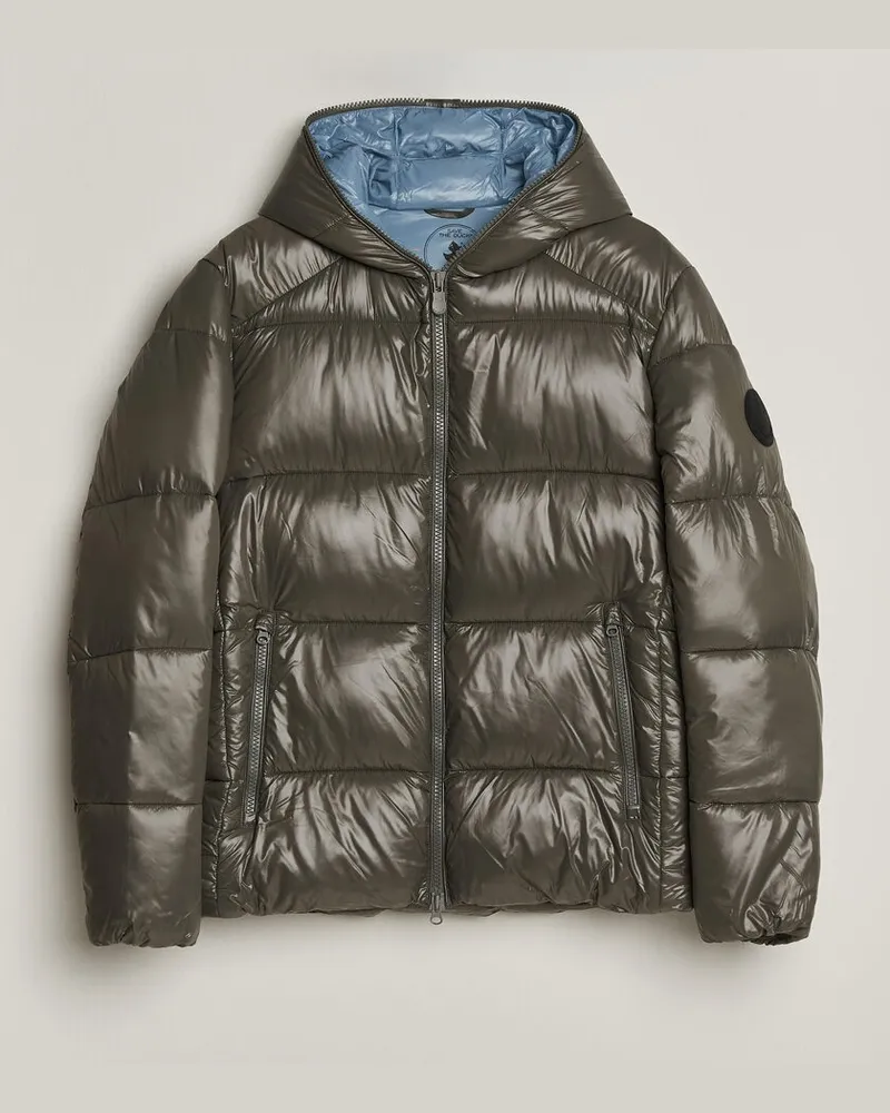 Save The Duck Edgard Padded Puffer Gunmetal Grey Grau