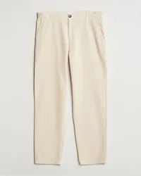 LES DEUX Kody Heavy Corduroy Pants Ivory Weiß