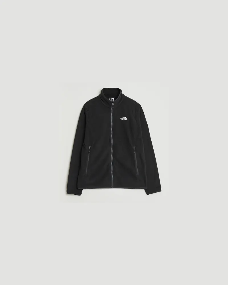 The North Face Glacier Fleece Full Zip Black Schwarz