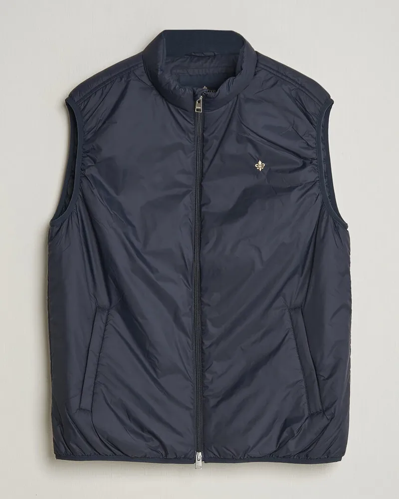 Morris Bradley Padded Vest Blue Blau