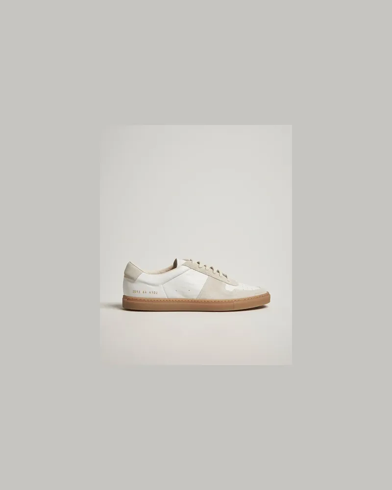 Common Projects BBall Slim Gum Sole Sneaker Off White Weiß