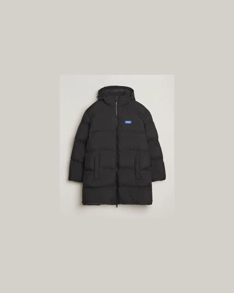 HUGO BOSS HUGO Bodi Hooded Puffer Parka Black Schwarz
