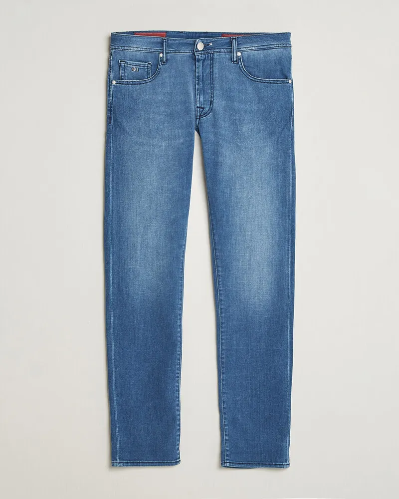 Tramarossa Michelangelo Stretch Relax Jeans Mid Blue Blau