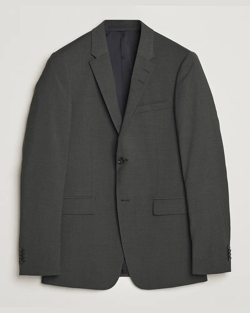 Tiger of Sweden Jerretts Wool Travel Suit Blazer Olive Extreme Grün