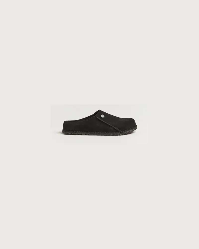Birkenstock Zermatt Premium Black Suede Schwarz