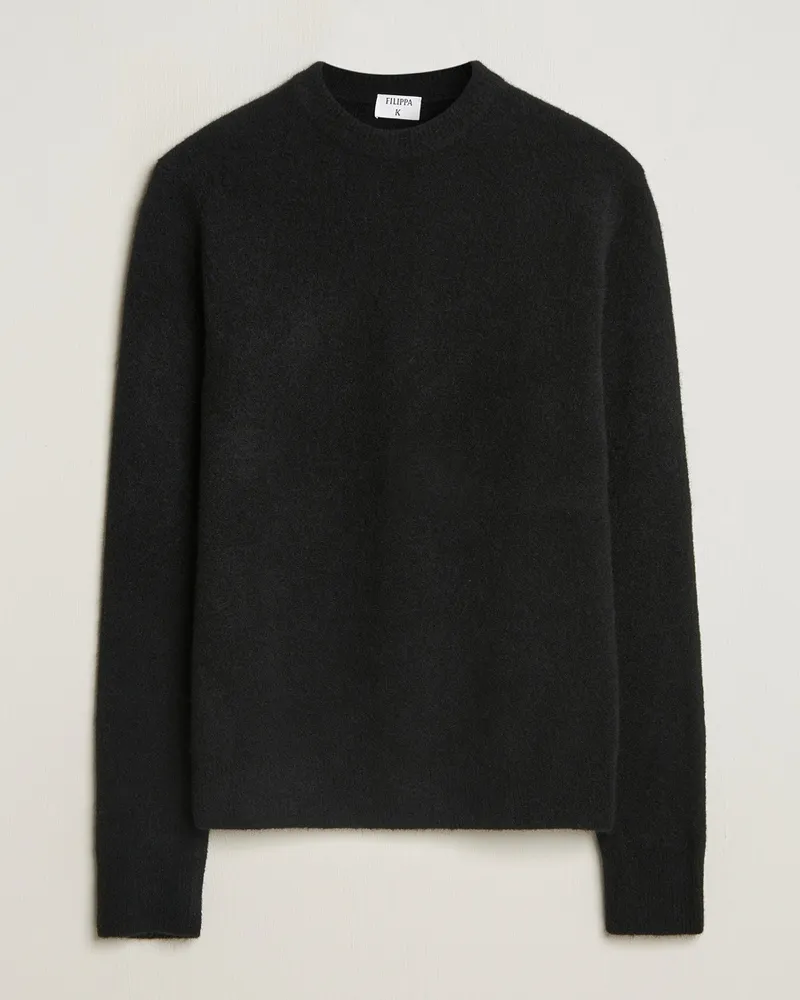 Filippa K Yak Knitted Sweater Black Schwarz