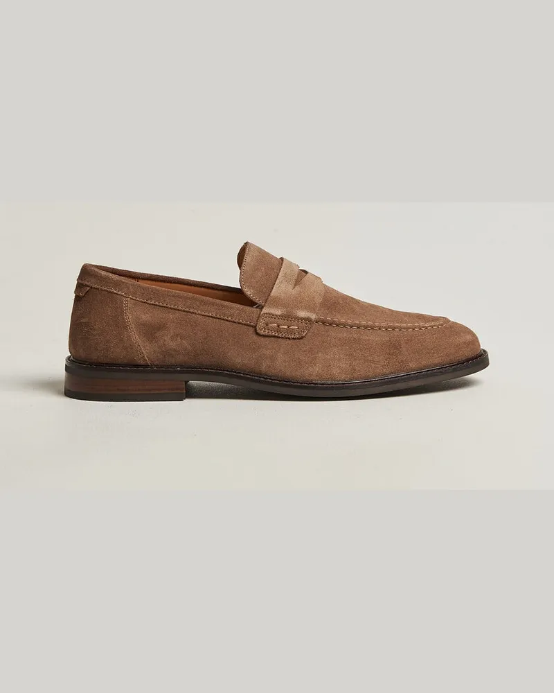 Gant Lozham Suede Loafer Warm Khaki Beige