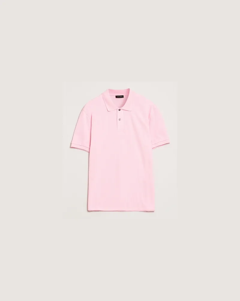Oscar Jacobson Alex Cotton Polo Pink Rosa
