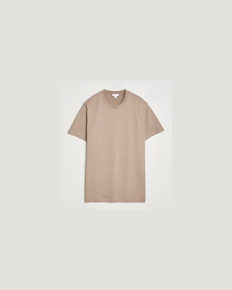Sunspel Riviera Midweight T-Shirt Mink Beige