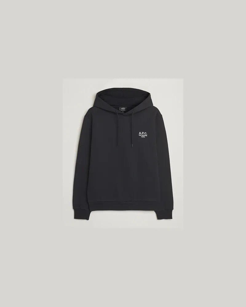 A.P.C. Rue Madame Hoodie Black/White Schwarz