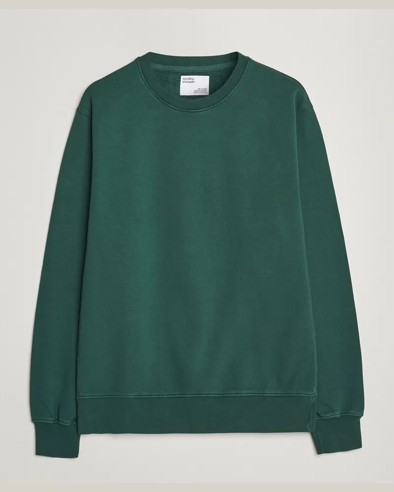 COLORFUL STANDARD Classic Organic Crew Neck Sweat Emerald Green Grün