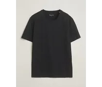 Organic Leinen T-Shirt Jet Black