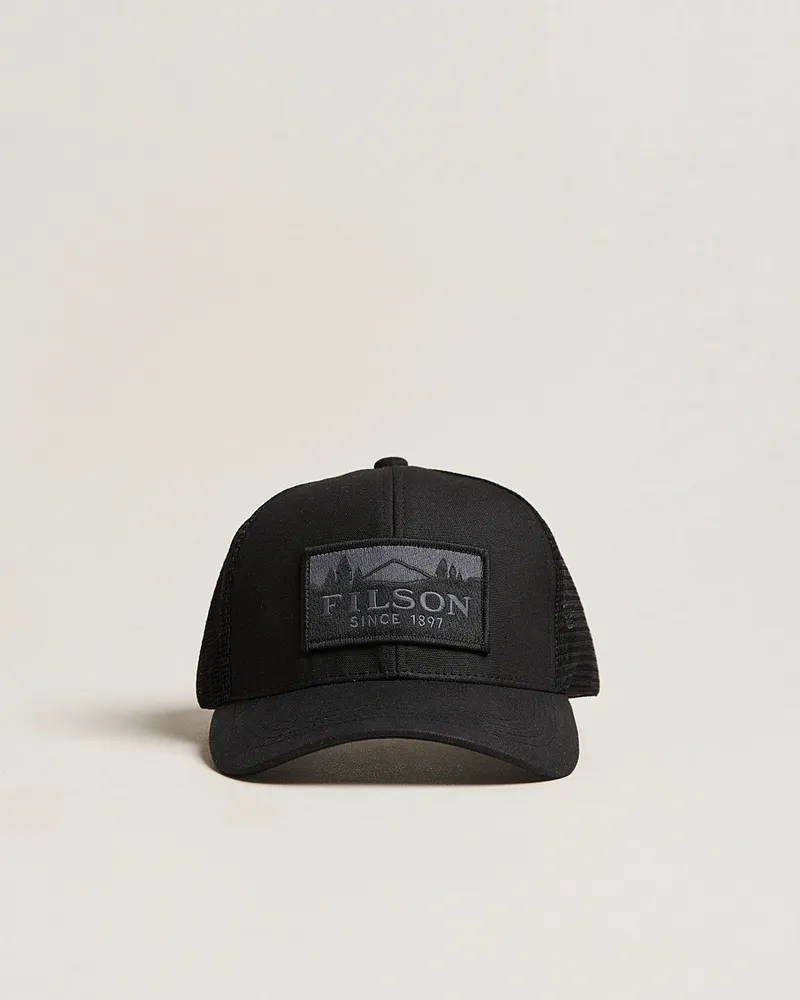 Filson Logger Mesh Cap Black Schwarz