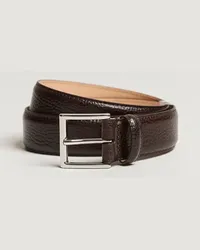 Crockett & Jones Crockett  Jones Belt 3,5 cm Dark Brown Grained Calf Braun