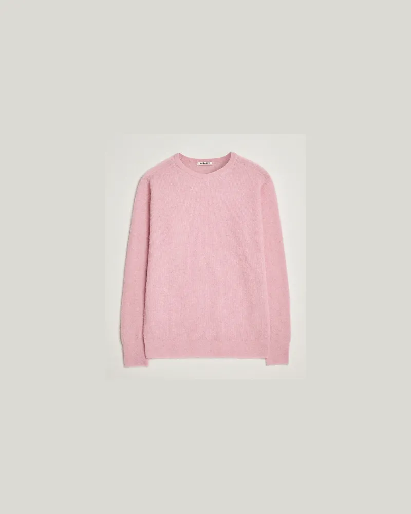 AURALEE Baby Alpaca Sweater Pink Rosa