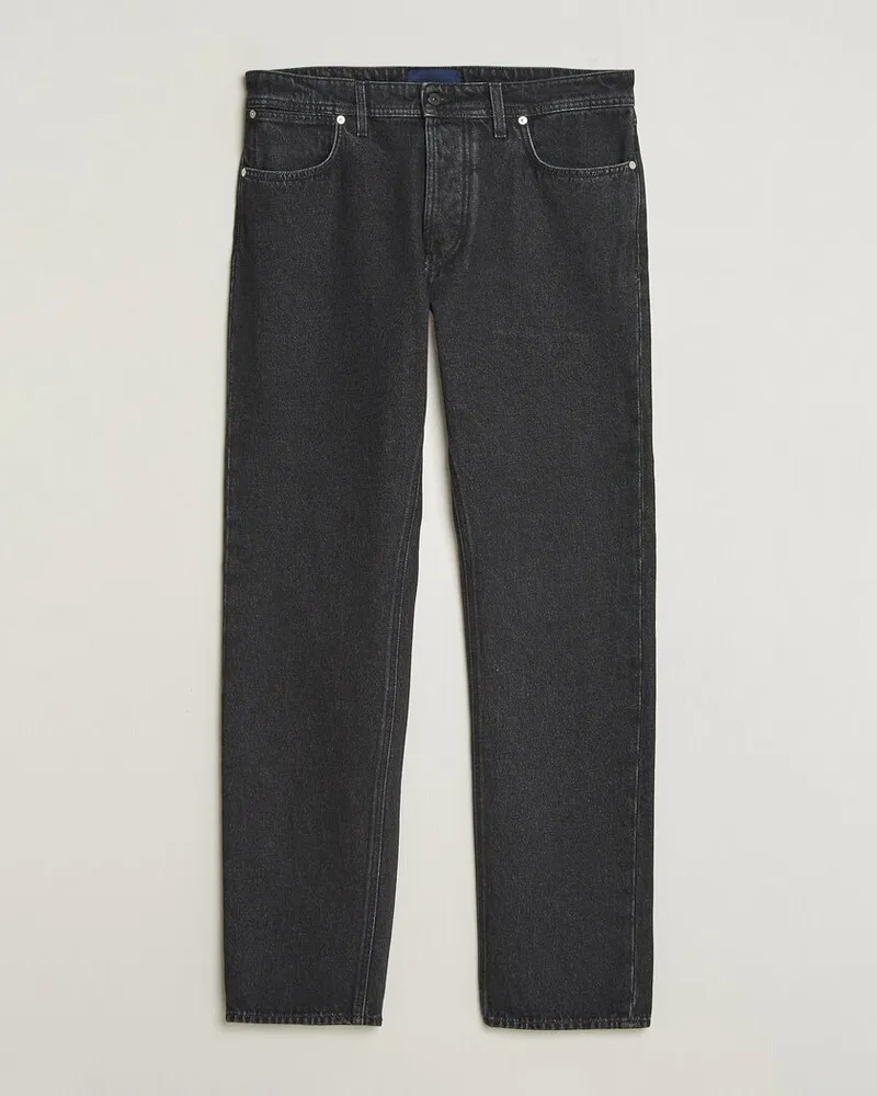 Stone Island Regular Straight Fit Jeans Black Medium Wash Schwarz