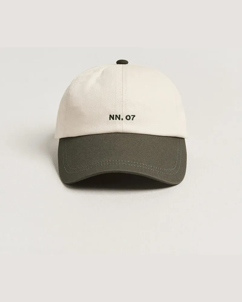 NN 07 Logo Cap Dark Army Grün