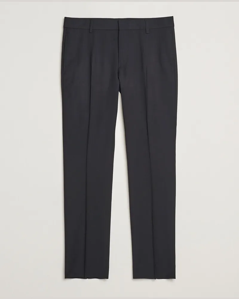 Filippa K Slim Wool Trousers Black Schwarz