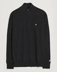 J.Lindeberg Kian Tour Merino Half Zip Black Schwarz