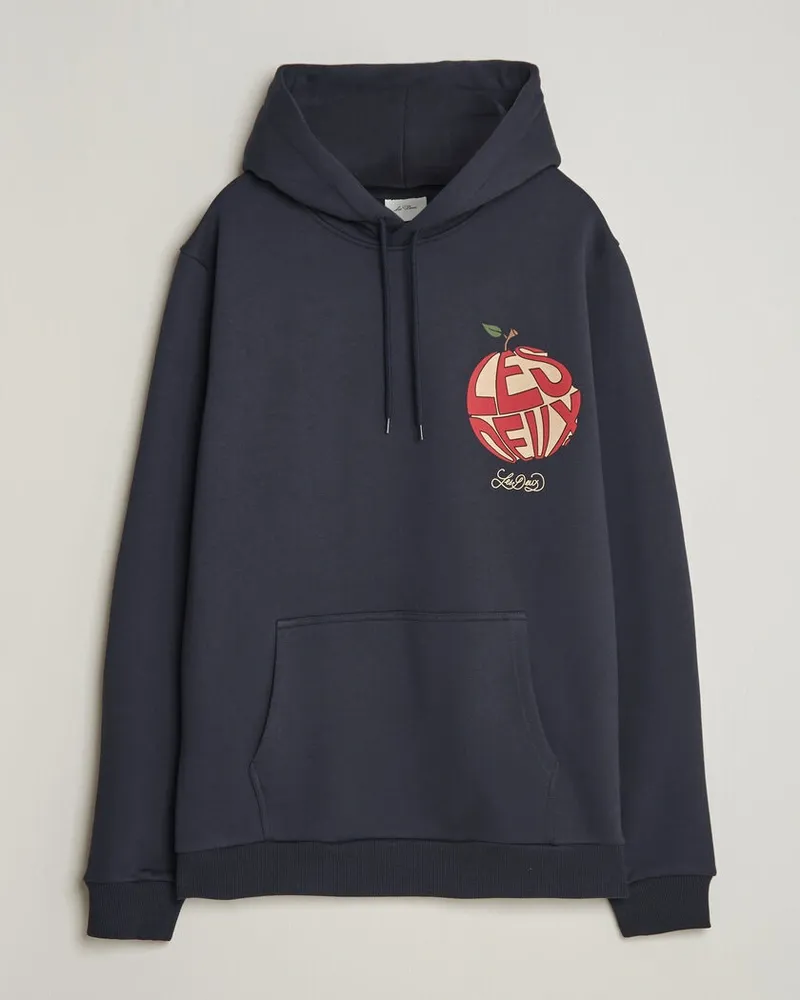 LES DEUX Orchard Sweatshirt Dark Navy Blau