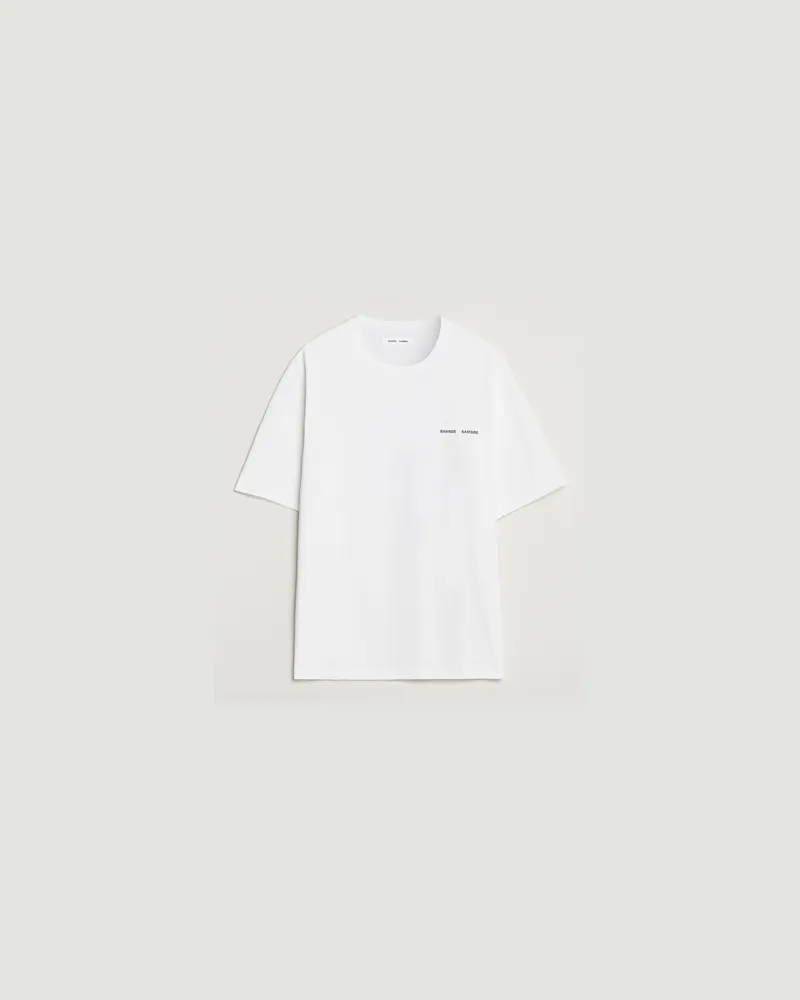 Samsøe & Samsøe Florian To Connect Printed T-Shirt White Weiß