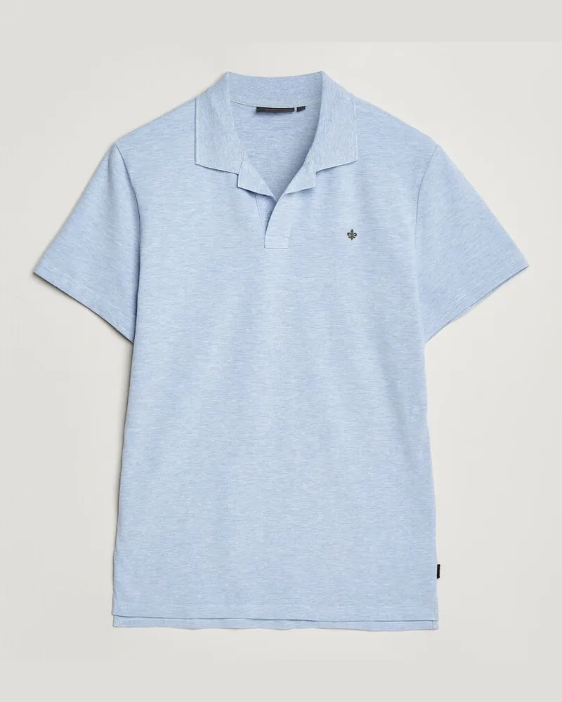 Morris Dylan Pique Light Blue Blau