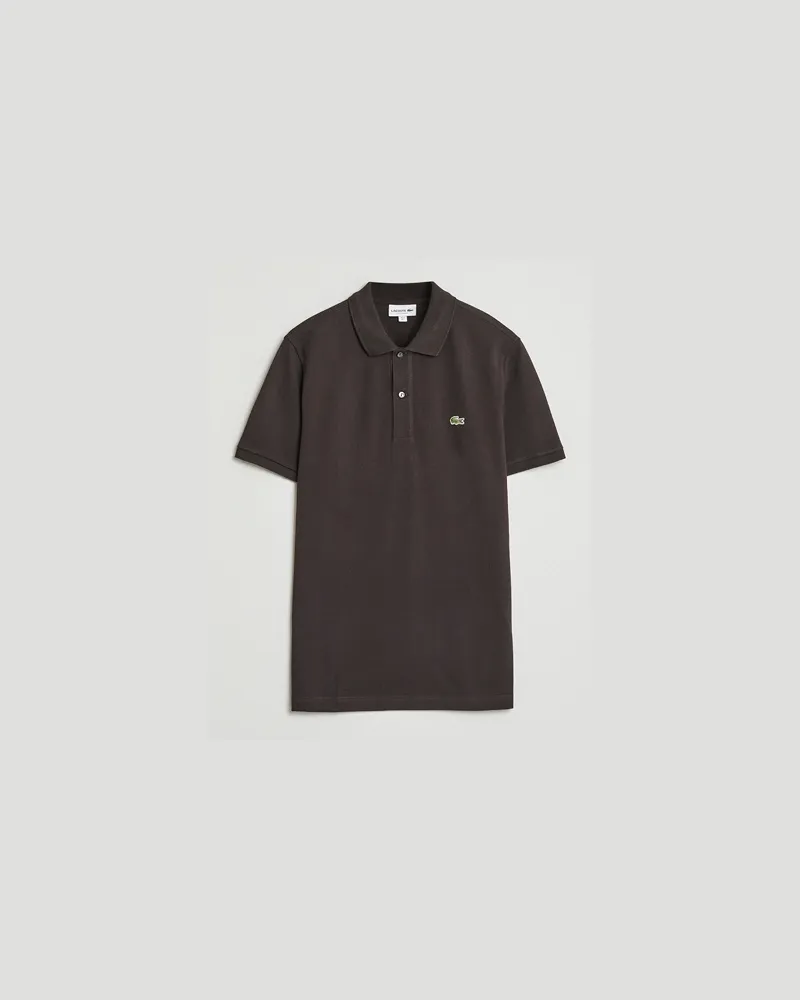 Lacoste Slim Fit Polo Piké Porto Brown Braun