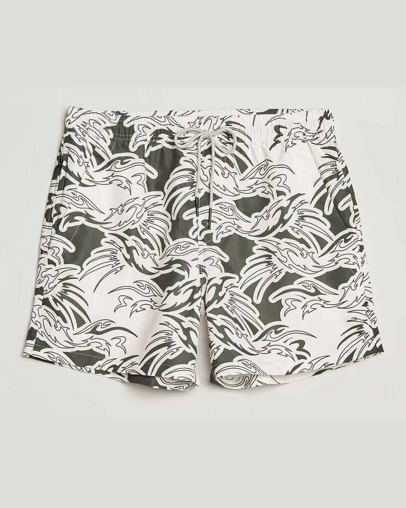 OAS Printed Swimshorts Rogue Grün