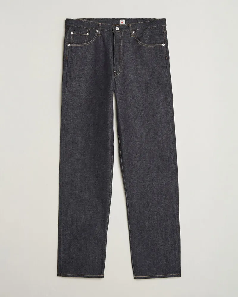 Edwin Jeans Loose Straight Rainbow Selvage Jeans Unwashed Blau