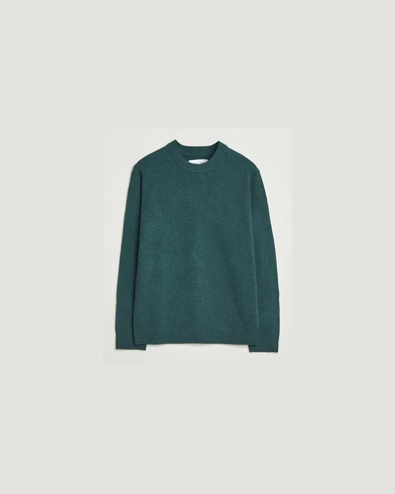 Samsøe & Samsøe Isak Knitted Crew Neck Green Gables Grün