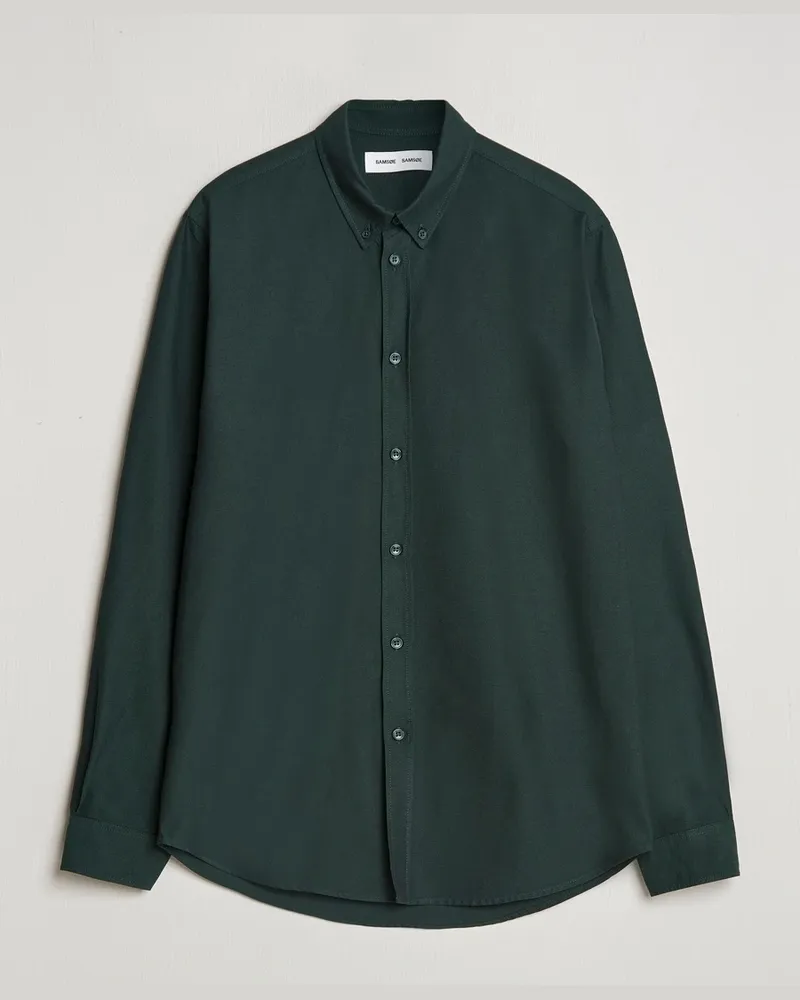 Samsøe & Samsøe Saliam Oxford Shirt Darkest Spruce Grün