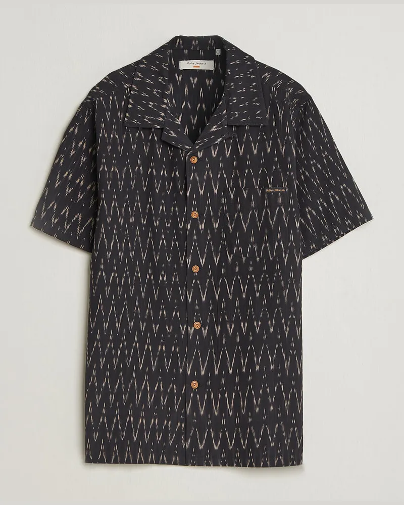 Nudie Jeans Arvid Hawaii Shirt Ikat Multi Mehrfarbig