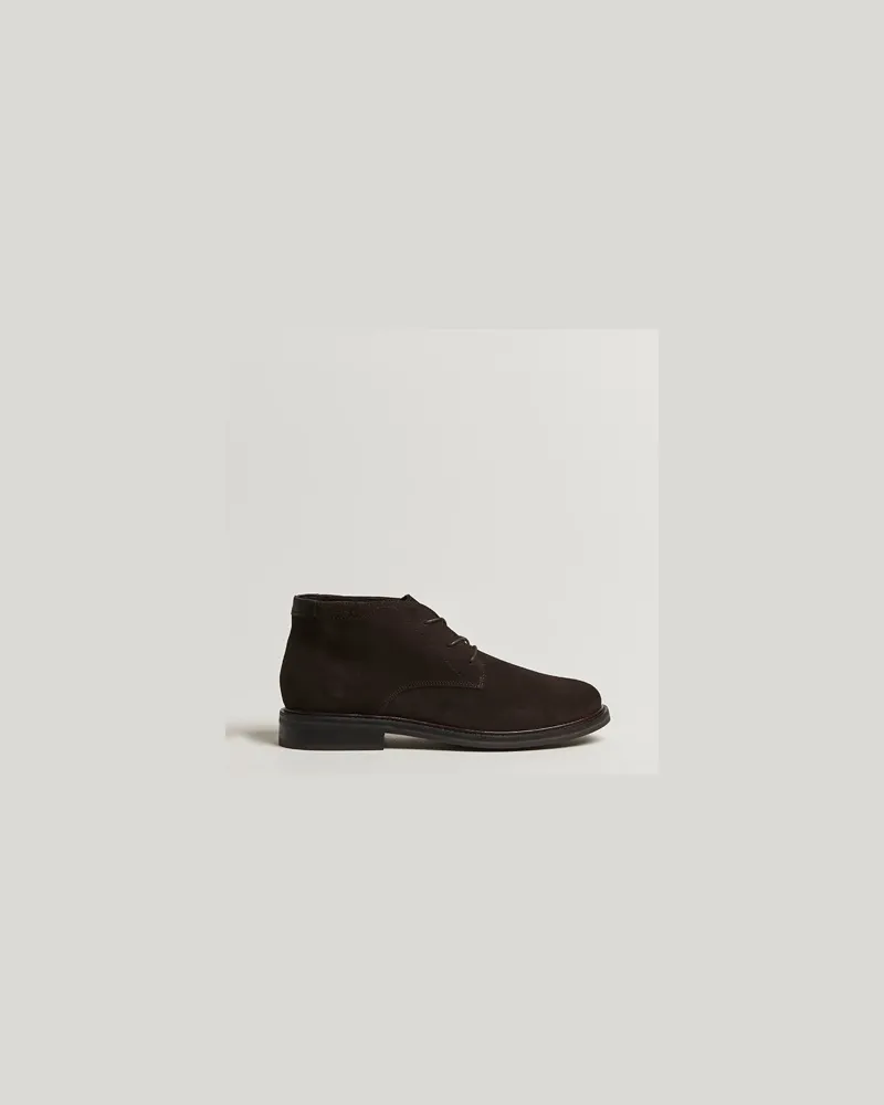 Gant St Fairkon Suede Chukka Boot Dark Brown Braun
