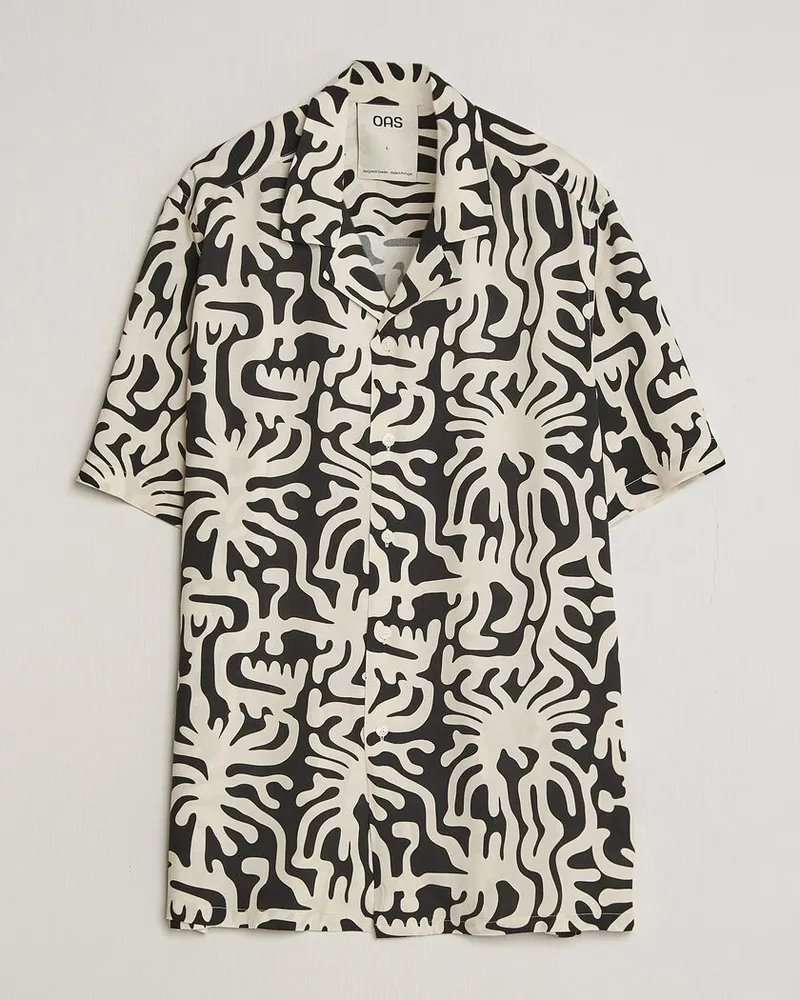 OAS Rocco Viscose Short Sleeve Shirt Loefy Mehrfarbig