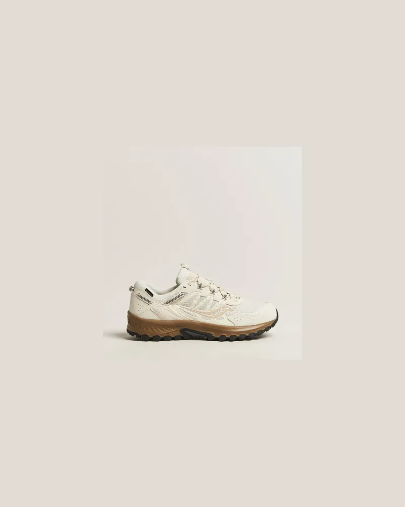 Saucony Grid Peak Gore-Tex Trail Sneaker Ivory/Gold Beige