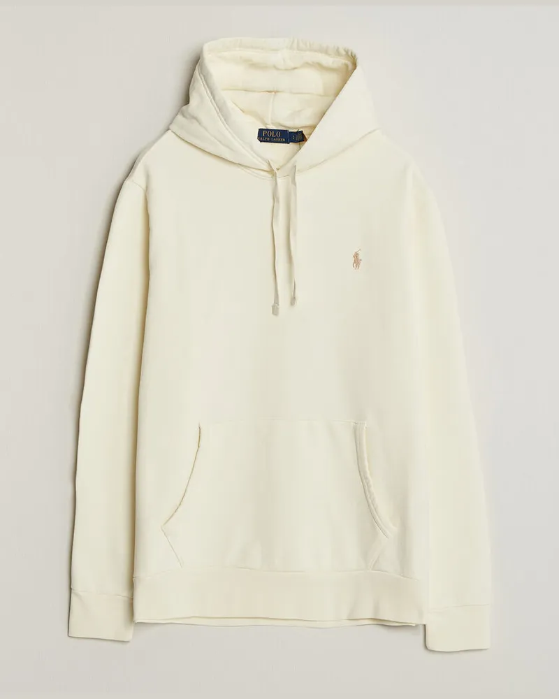 Ralph Lauren Loopback Terry Hoodie Clubhouse Cream Beige