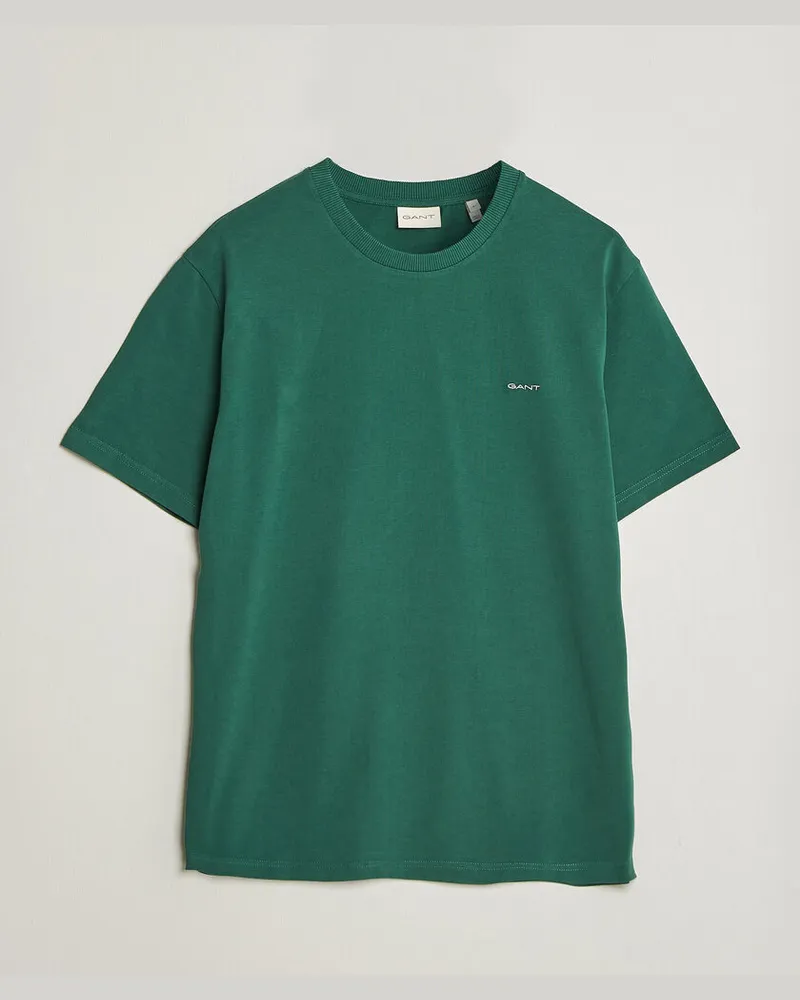 Gant Tournament Crew Neck T-Shirt Green Grün