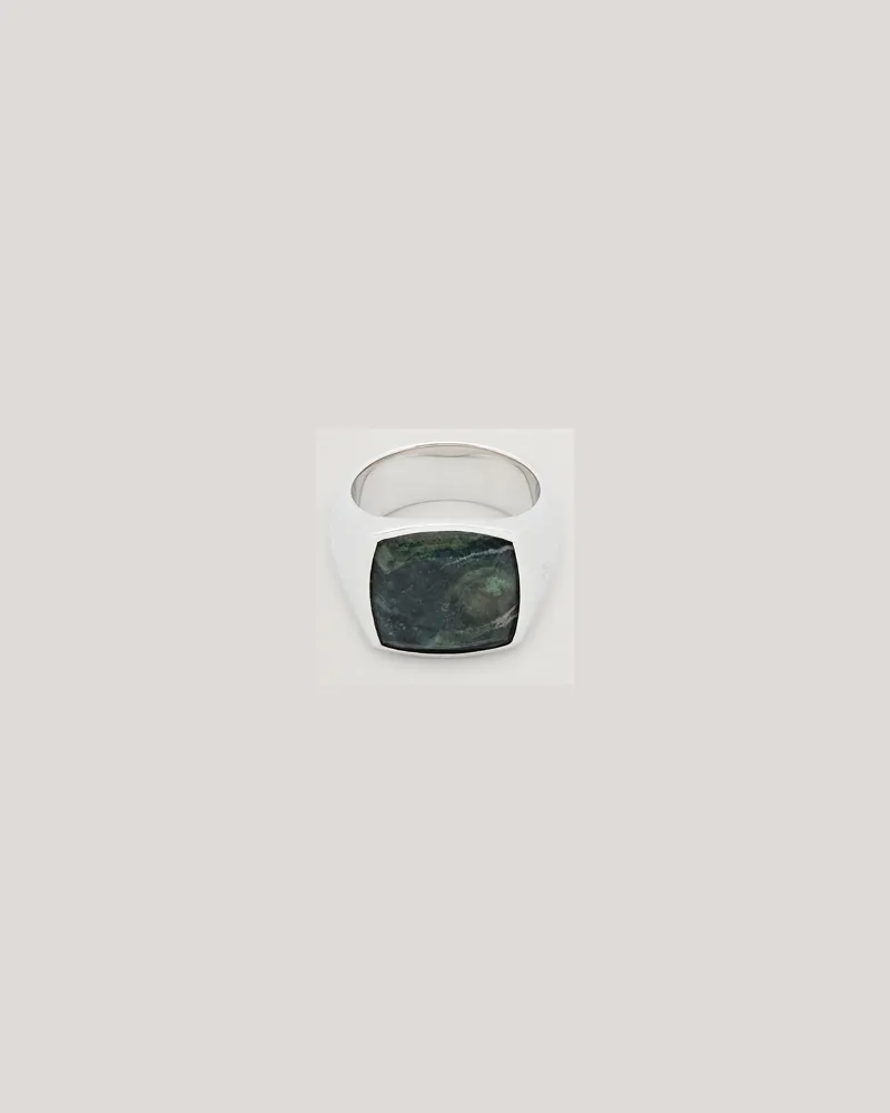 Tom Wood Cushion Ring Kambaba Silver Silber