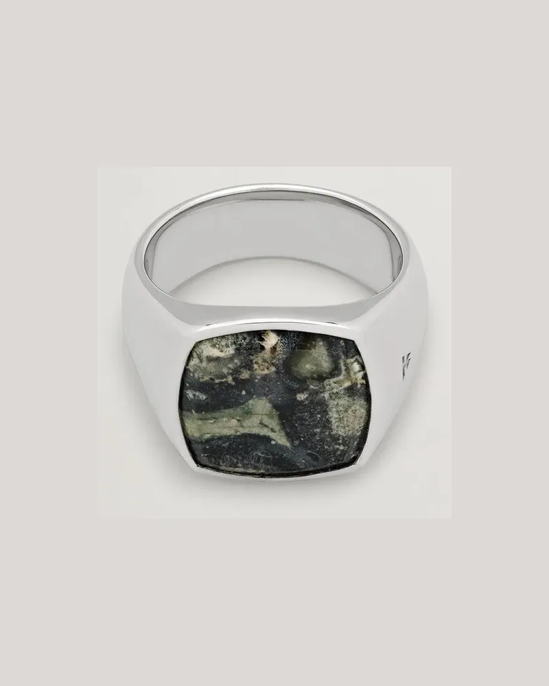 Tom Wood Cushion Ring Kambaba Silver Silber