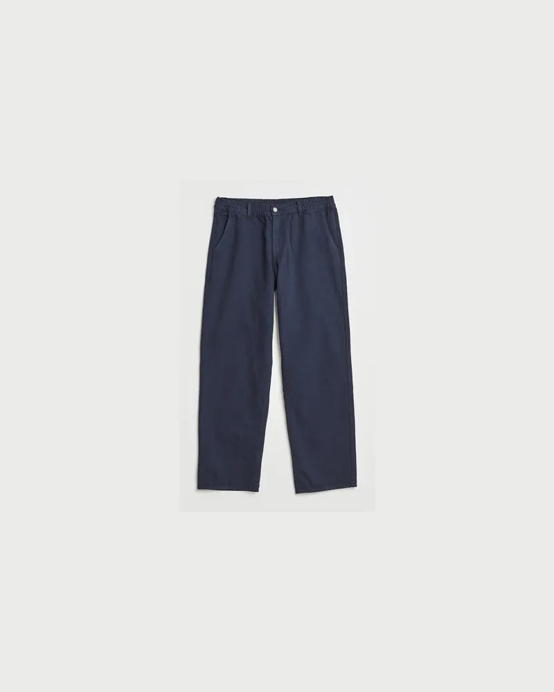forét Clay Twill Pants Navy Blau