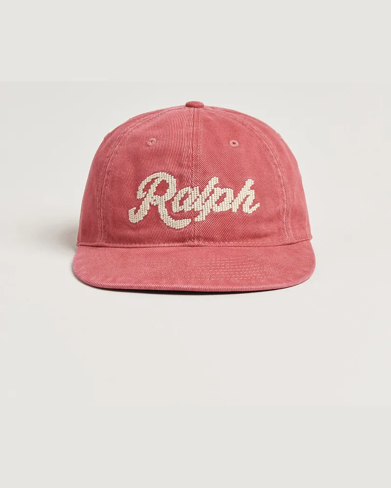 Ralph Lauren Cotton Twill Logo Cap Nantucket Red Rot
