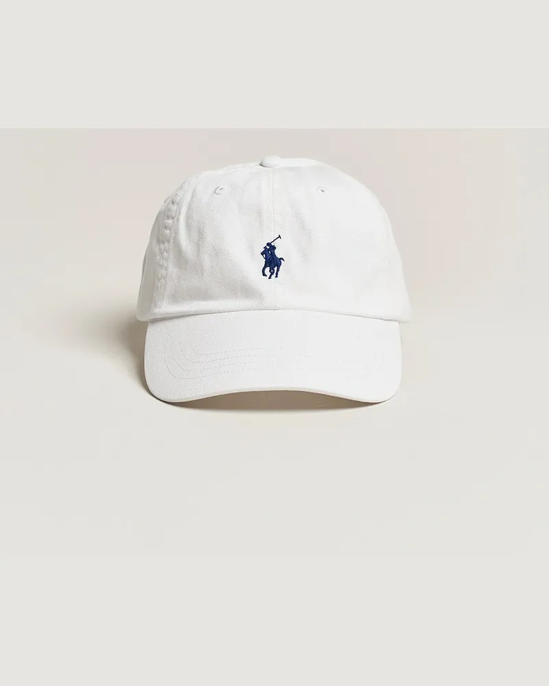 Ralph Lauren Classic Sports Cap  White Weiß