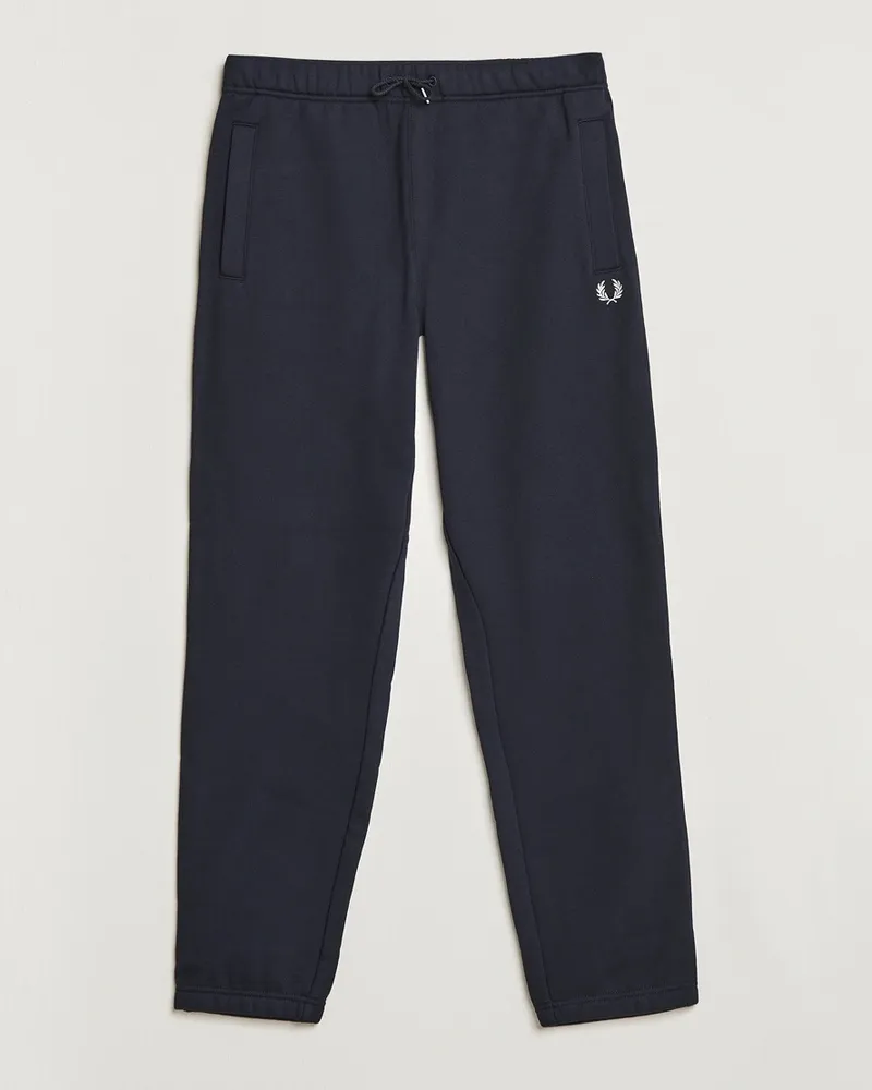 Fred Perry Loopback Sweatpants Navy Blau
