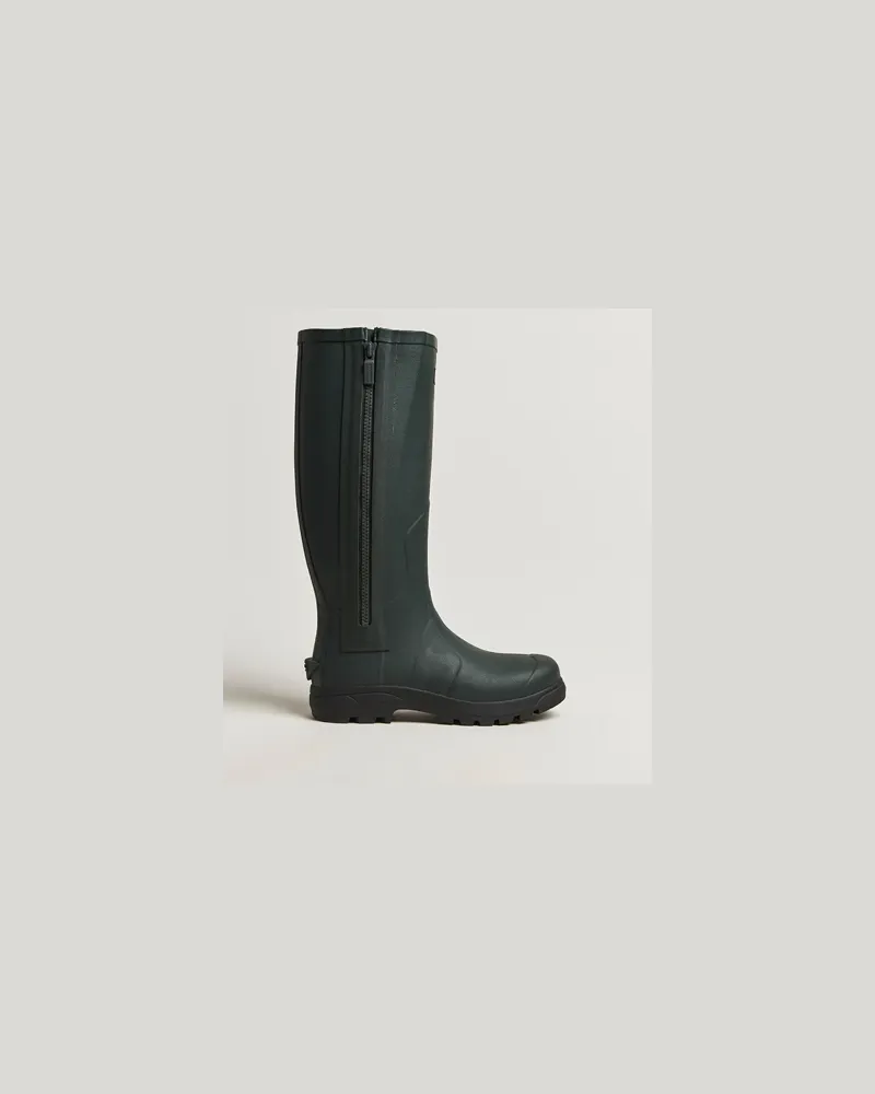 Hunter Balmoral Full Zip Boot Dark Olive Grün