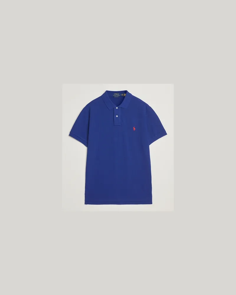Ralph Lauren Custom Slim Fit Polo Heritage Royal Blau