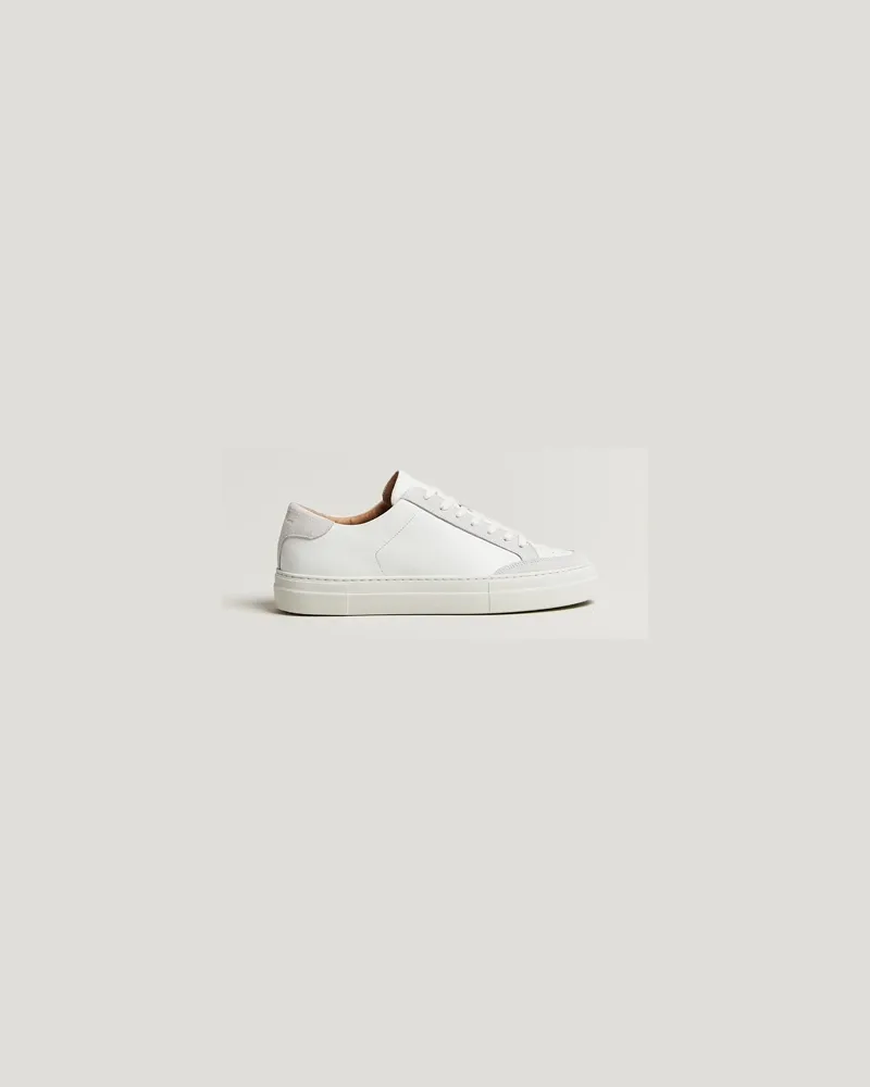 J.Lindeberg Art Signature Leather/Suede Sneaker White Weiß